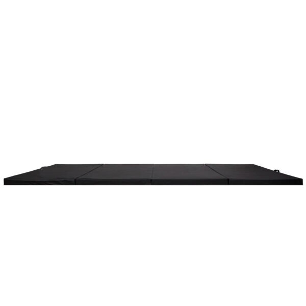 Saltea fitness groasa, dimensiune XXL, pentru antrenamente gimnastica, 240x120x5 cm, negru - imagine 7