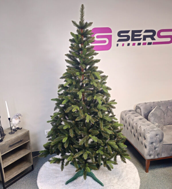 Brad artificial Christmas Deluxe by Sersimo, Victoria Special, 2D+3D, 220cm - imagine 15