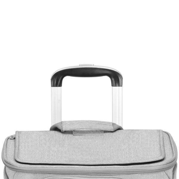 Carucior tip troller pentru transport animale, dublu cu 2 compartimente separate, maxim 22 kg, 55x34x26 cm, gri - imagine 13