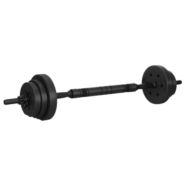 Set de greutati multifunctionale transformabil in gantere, kettlebell, haltera, total 19 kg - imagine 11