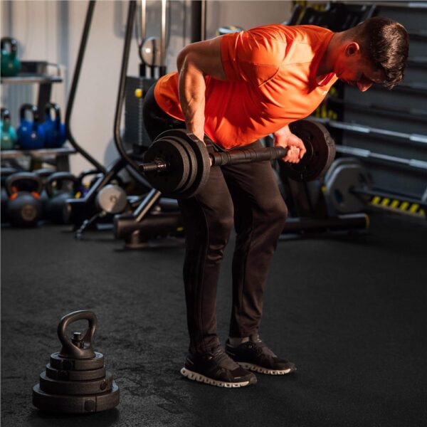Set de greutati multifunctionale transformabil in gantere, kettlebell, haltera, total 19 kg - imagine 24