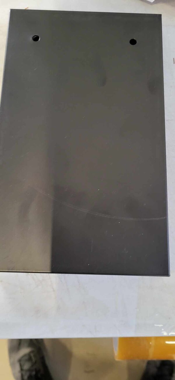 RESIGILAT: Suport metalic de baie pentru prosoape, cu 2 brate, 80 cm, negru mat - imagine 2