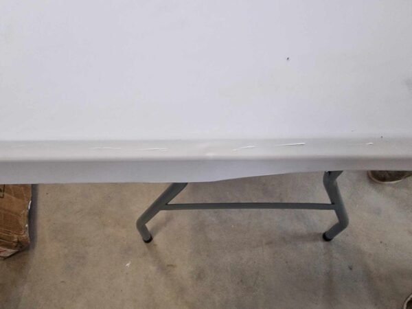 RESIGILAT: Masa dreptunghiulara pliabila multifunctionala, 180x70x74cm, alba - imagine 4
