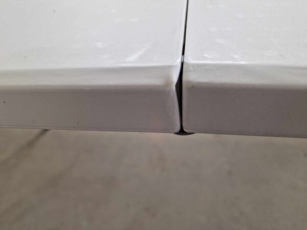 RESIGILAT: Masa dreptunghiulara pliabila multifunctionala, 180x70x74cm, alba - imagine 4