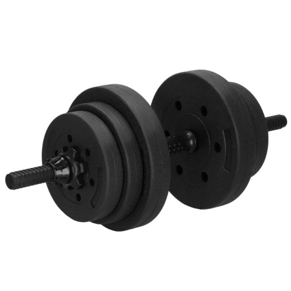 Set de greutati multifunctionale transformabil in gantere, kettlebell, haltera, total 19 kg - imagine 7