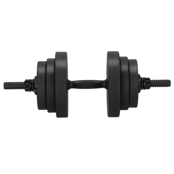 Set de greutati multifunctionale transformabil in gantere, kettlebell, haltera, total 19 kg - imagine 8