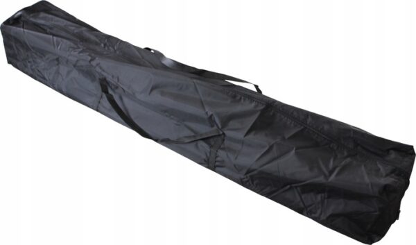 Cort tip pavilion cu 3 pereti laterali, structura solida otel si acoperis impermeabil PVC, 3x3 m cu inaltime reglabila, gri - imagine 7