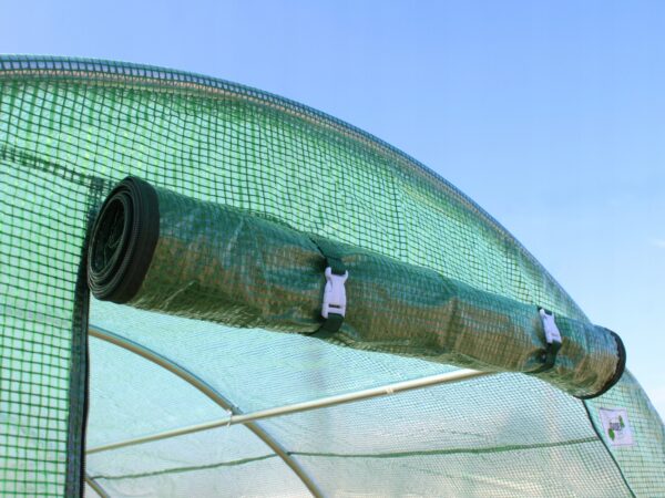 Folie pentru sera de gradina, 6x3 m, material PE 140 g/m, rezistenta la UV4, verde transparent - imagine 13