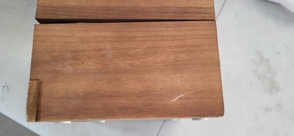 RESIGILAT: SONGMICS Cutie de ceasuri din lemn masiv, 8 compartimente si sertar bijuterii, 19x27x13cm, nuc rustic - imagine 3