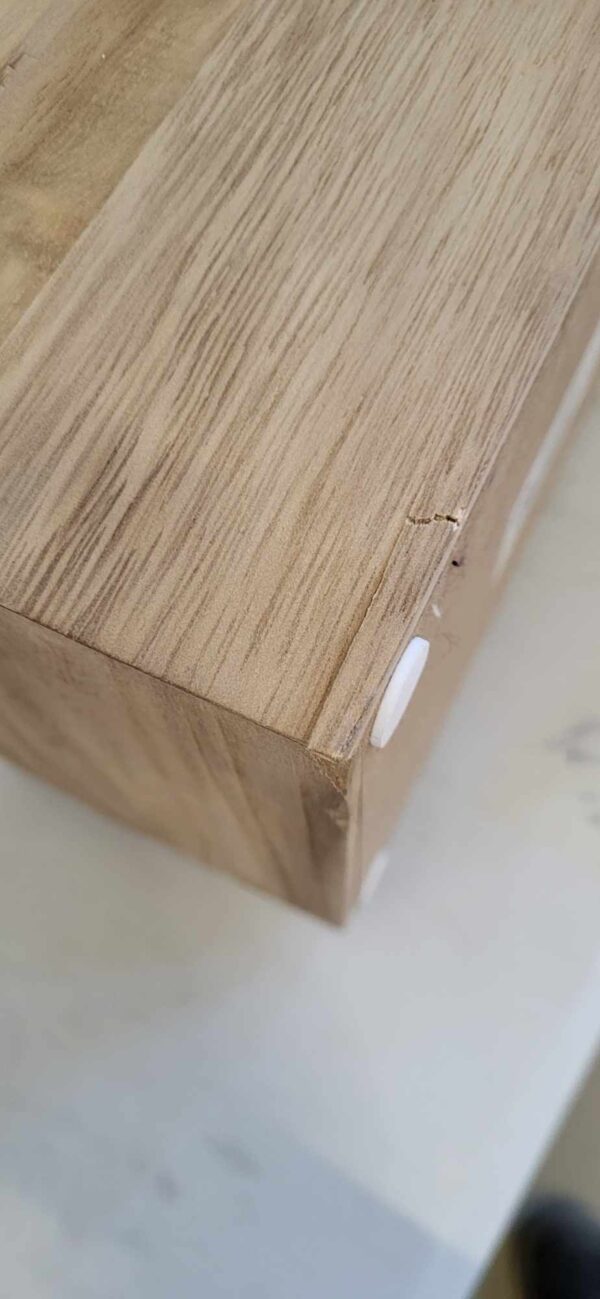 RESIGILAT: SONGMICS Cutie de ceasuri din lemn masiv, 8 compartimente si sertar bijuterii, 19x27x13cm, nuc rustic - imagine 3