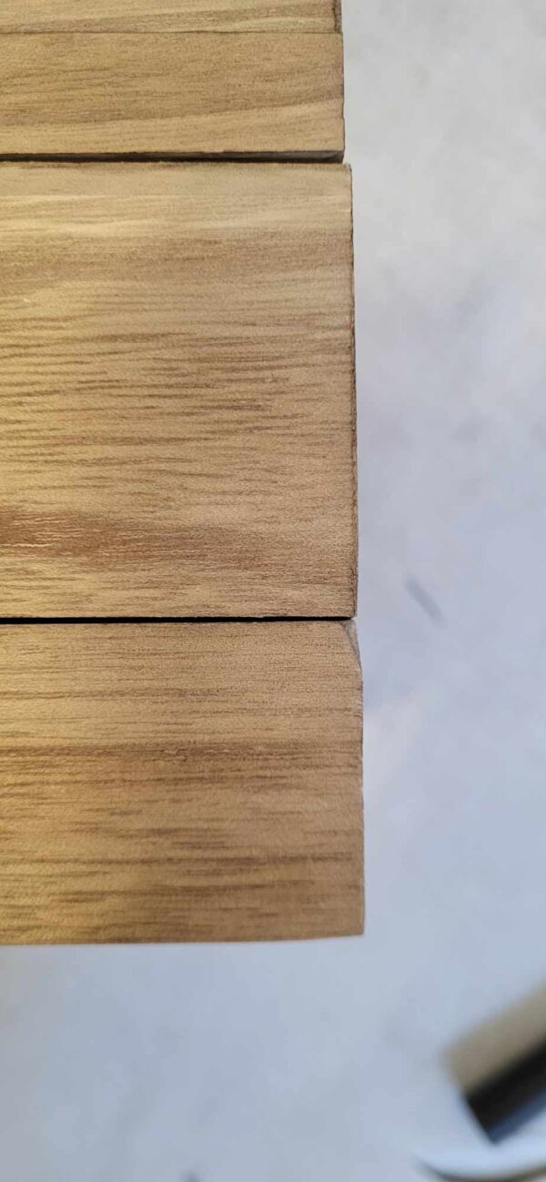 RESIGILAT: SONGMICS Cutie de ceasuri din lemn masiv, 8 compartimente si sertar bijuterii, 19x27x13cm, nuc rustic - imagine 7