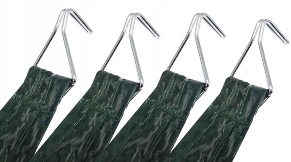 Acoperis pavilion 300x300 cm, PE 100g/mp impermeabil, cu prindere velcro, verde - imagine 5