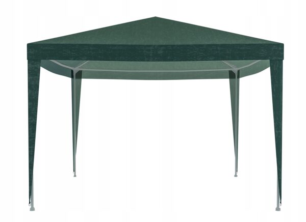Acoperis pavilion 300x300 cm, PE 100g/mp impermeabil, cu prindere velcro, verde - imagine 4