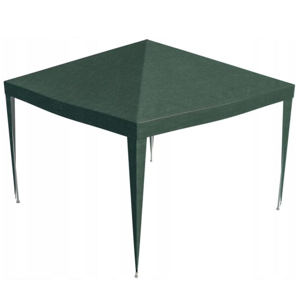 Acoperis pavilion 300x300 cm, PE 100g/mp impermeabil, cu prindere velcro, verde