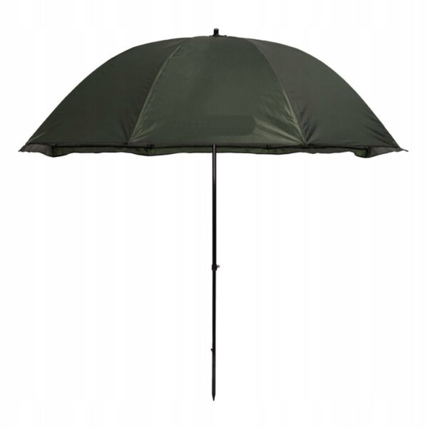 Umbrela pescuit 200x220 cm, cu perete lateral detasabil si ferestre, reglabil pe inaltime si unghi, otel si Oxford impermeabil, verde - imagine 5