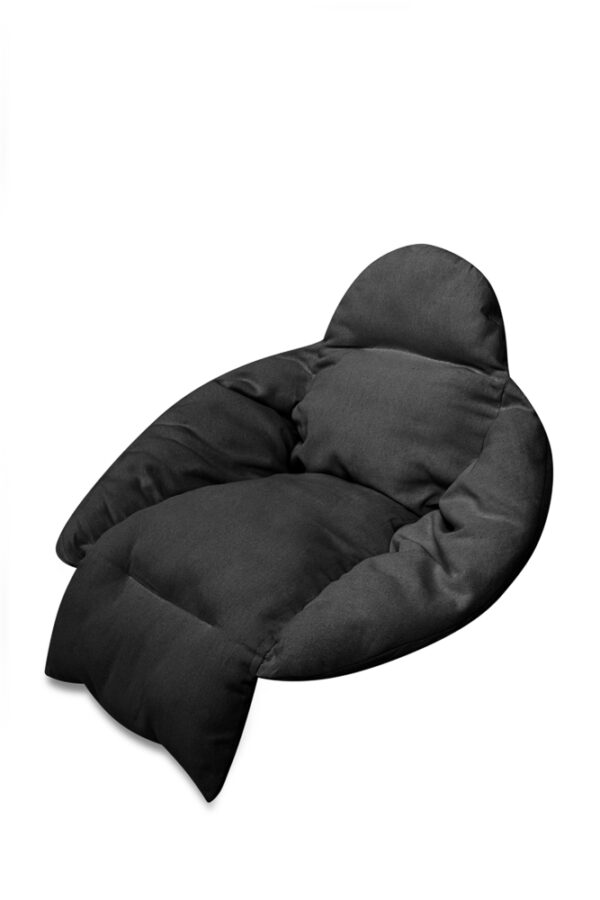 Perna pentru scaun rotund tip leagan suspendat, dimensiune XXL, negru - imagine 7