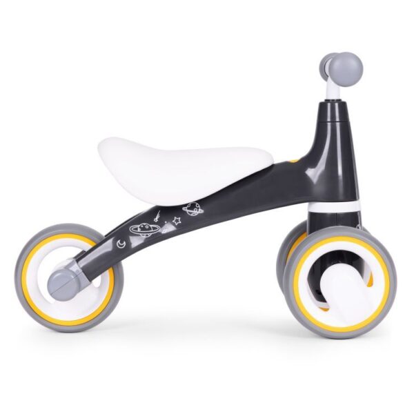 Mini bicicleta fara pedale, triciclu copii cu roti EVA, 50x22x39 cm, negru - imagine 4