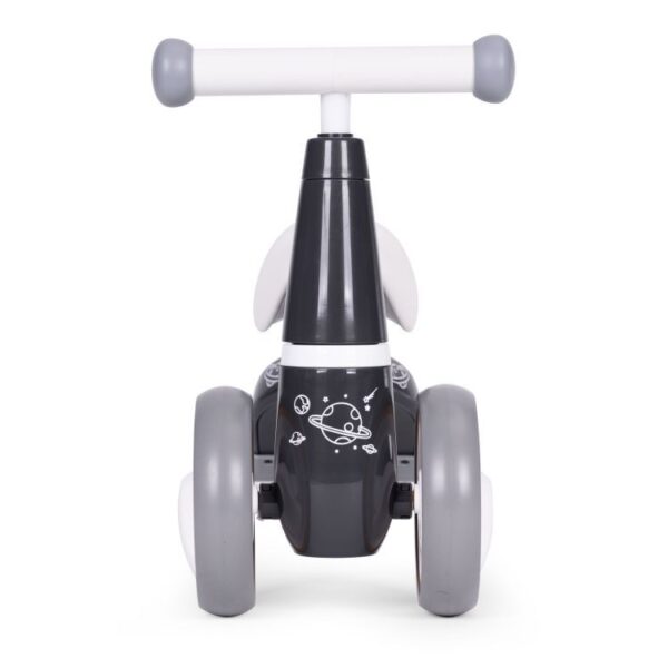 Mini bicicleta fara pedale, triciclu copii cu roti EVA, 50x22x39 cm, negru - imagine 5