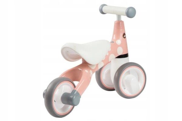 Mini bicicleta fara pedale, triciclu copii cu roti EVA, 50x22x39 cm, roz - imagine 4