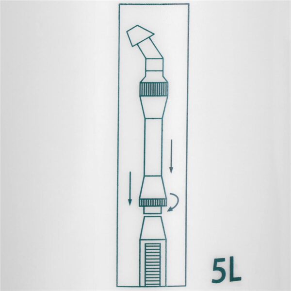Pompa de stropit manual 5L cu lance reglabila 63 cm, 2 duze si curea de umar - imagine 6