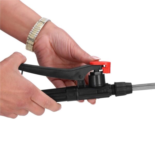Pompa de stropit manual 5L cu lance reglabila 63 cm, 2 duze si curea de umar - imagine 8