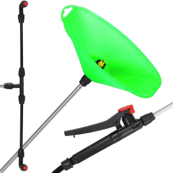 Pompa de stropit electric rucsac 16L, cu acumulator, 6 duze, lance telescopica si presiune reglabila - imagine 9
