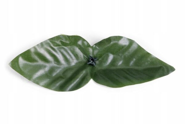 Gard artificial decorativ 50x500 cm, frunze ornamentale, protectie UV si intemperii, plastic PVC, verde inchis - imagine 7
