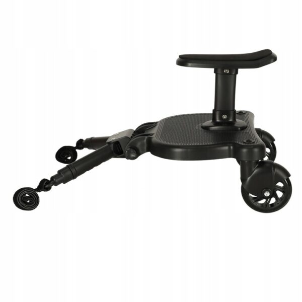 Platforma pentru carucior 55x33x36 cm, cu sezut pentru al doilea copil, montaj rapid, compatibilitate universala, neagra - imagine 9