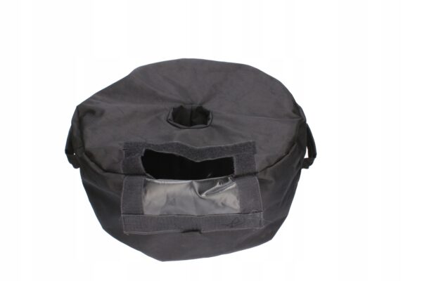 Suport umplere umbrela 47x18 cm, sac cu manere, inchidere velcro, poliester impermeabil, negru - imagine 4