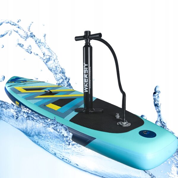 Pompa manuala cu manometru pentru SUP, 15 PSI – dubla actiune, furtun 130 cm - imagine 7