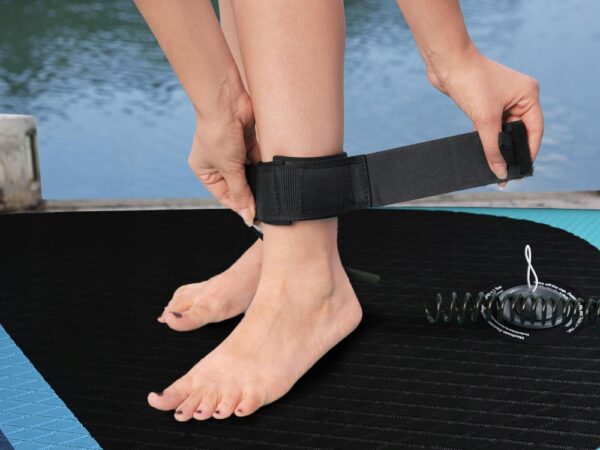 Set SUP gonflabil, 340x82x15 cm, albastru – stand-up paddle, 180 kg, scaun caiac si accesorii - imagine 10