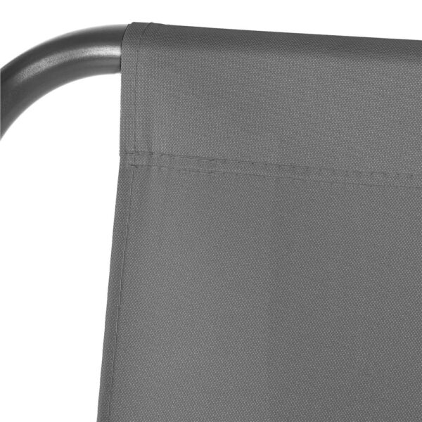 Husa din panza pentru leagan de gradina, 160x100 cm, gri – material impermeabil - imagine 5