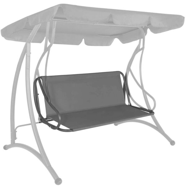 Husa din panza pentru leagan de gradina, 160x100 cm, gri – material impermeabil - imagine 11