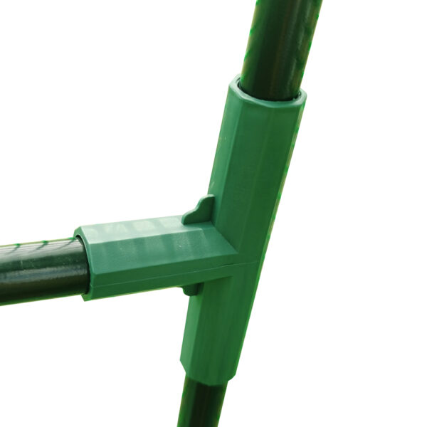 Sera gradina 300x200x200 cm, 6 ferestre, usa cu fermoar, folie PE 130g/m², verde - imagine 5