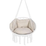 Perna pentru leagan tip cuib 56x63x36 cm, umplutura moale, ecru