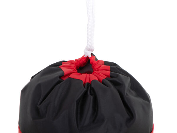 Set sac de box pentru copii 53x45 cm, cu manusi incluse, pentru antrenament acasa, rosu-negru - imagine 5