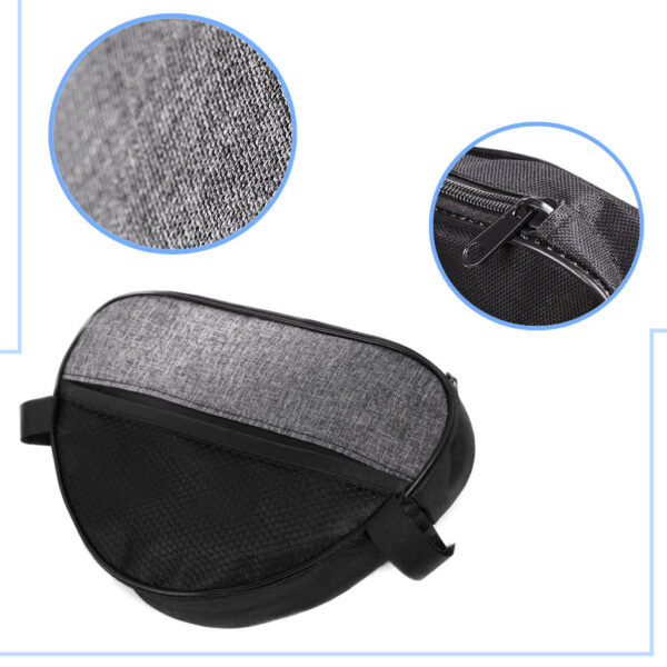 Tricicleta 3in1 105x52x94 cm, cu sezut rotativ 360°, roti fara aer, copertina reglabila, gri - imagine 5