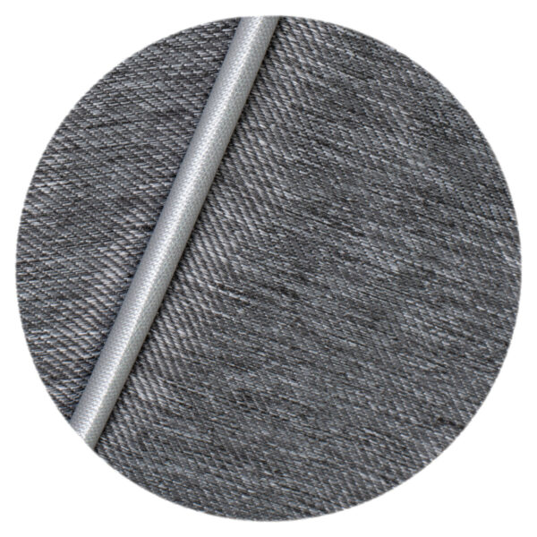 Tricicleta 3in1 105x52x94 cm, sezut rotativ 360°, roti fara aer, copertina reglabila, gri - imagine 14