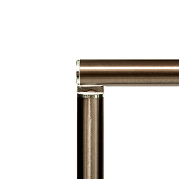 Suport hartie igienica 5Five Come cu rezervor integrat, inox, 60 cm, aramiu - imagine 3