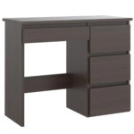 Birou calculator Beta 3 cu 4 sertare, 94x43x75 cm, finisaj wenge