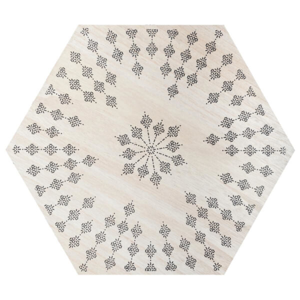 Masuta cafea octogonala Atmosphera Kumi, 44x38x40 cm, negru - imagine 3
