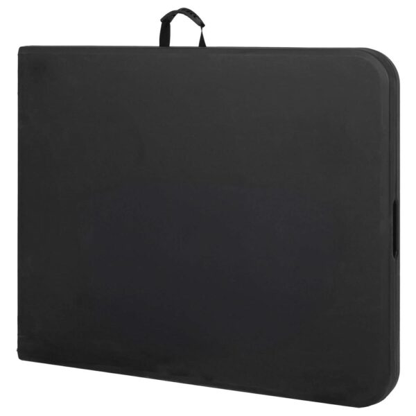 Set masa pliabila cu 2 banci, 180 cm, negru, HDPE si cadru metalic anticoroziv - imagine 20