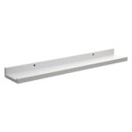 Raft perete 5Five Fixy pentru rame foto, MDF, 58x10x4 cm, alb