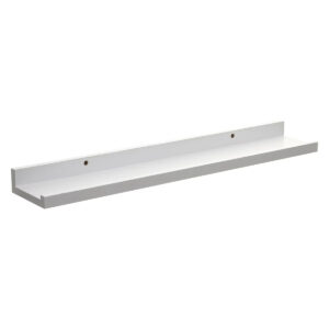 Raft perete 5Five Fixy pentru rame foto, MDF, 58x10x4 cm, alb