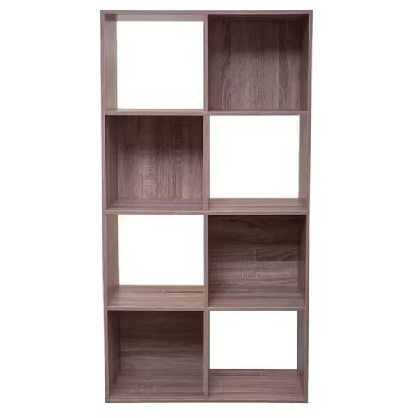 Biblioteca 5Five Mix n'Modul cu 8 compartimente, finisaj natural, 67x32x134 cm, bej - imagine 2