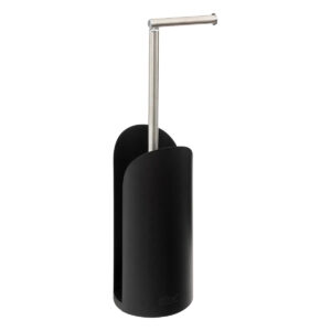 Suport hartie igienica 5Five Colors, otel, 15x60 cm, negru