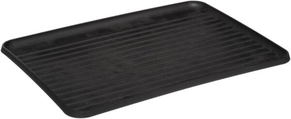 Suport vase 5Five Mayaj cu 1 nivel, otel si plastic, 43x32x13 cm, negru - imagine 2
