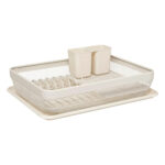 Suport vase 5Five Mayaj cu 1 nivel, otel si plastic, 43x32x13 cm, bej