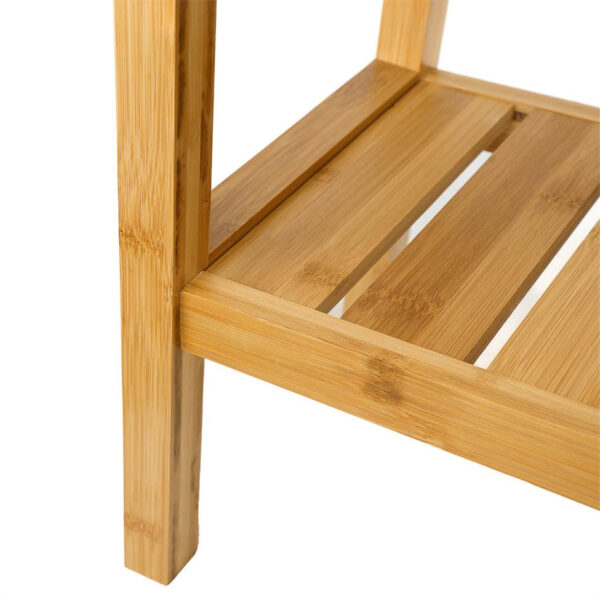 Taburet depozitare 5Five Bambou Natural, bambus, 40x25x46 cm, natur - imagine 4