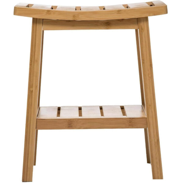 Taburet depozitare 5Five Bambou Natural, bambus, 40x25x46 cm, natur - imagine 6
